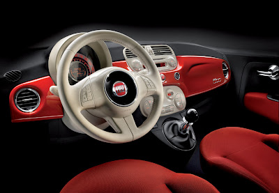 Fiat 500 intérieur