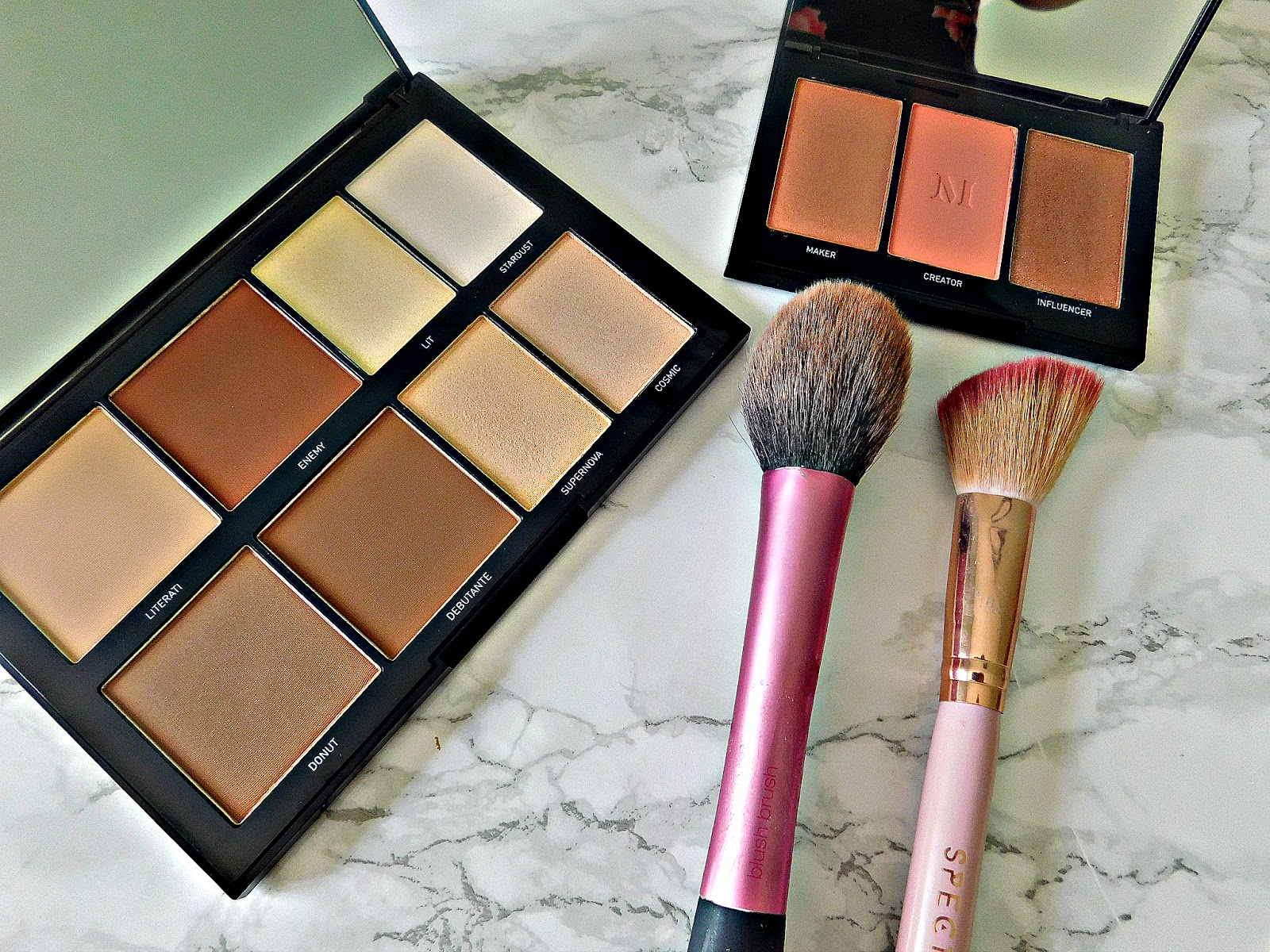 Morphe 8L Highlighting and Contour Palette and Blush Trio in Pop Of