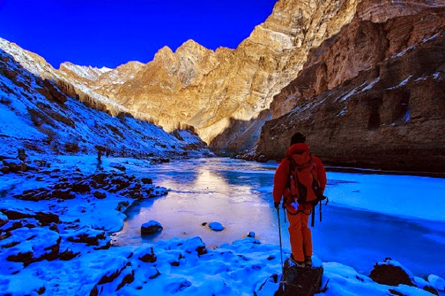 Chadar frozen river trek is an extremely glamorous trek