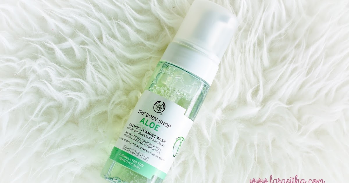 calming foaming wash aloe