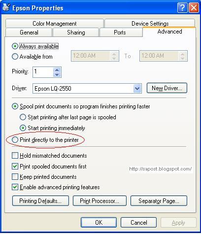 Driver Printer Epson Lq 2550 Windows 7