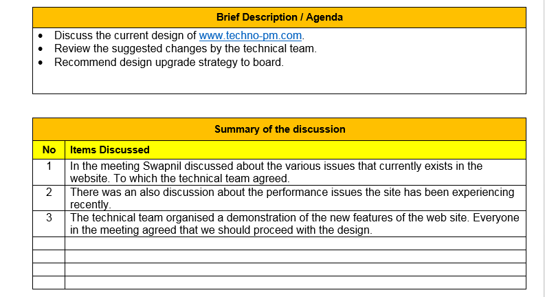 Photo : Meeting Agenda Formats Images