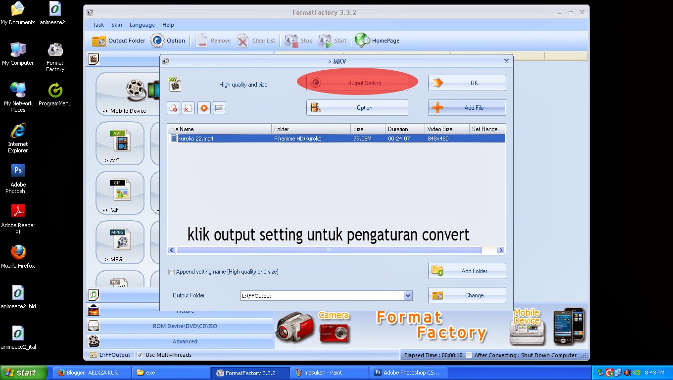 mengatasi problem (audio not support) pada video yang di putar di