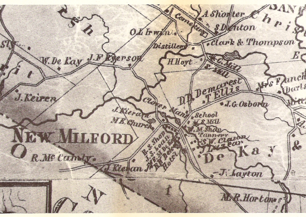 Images of Warwick New York New Milford, 1859 Atlas