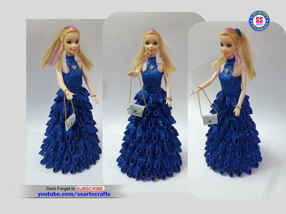 foam dress for doll