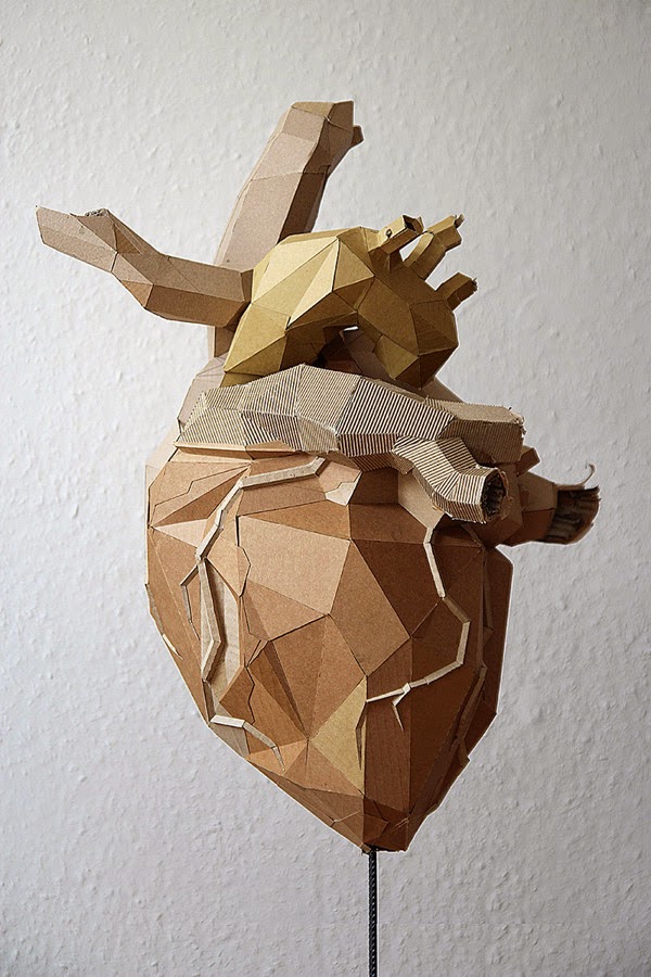 06-Heart-Bartek-Elsner-Understated-Cardboard-Sculptures-www-designstack-co