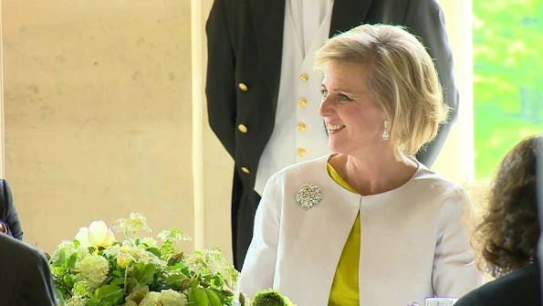 King Albert, Queen Paola, Queen Fabiola, Crown Princess Mathilde, Princess Astrid, Prince Lorenz, Prince Laurent and Princess Claire