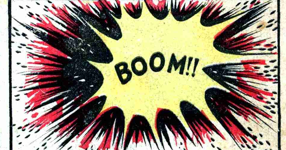 Boom!! comic book sound effect
