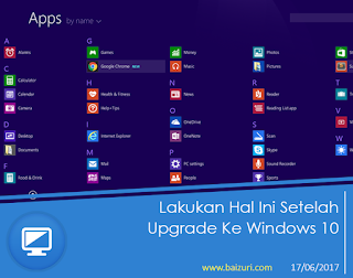 Lakukan Hal Ini Setelah Upgrade Ke Windows 10 Sebelum melaksanakan upgrade windows kau harus benar Lakukan Hal Ini Setelah Upgrade Ke Windows 10