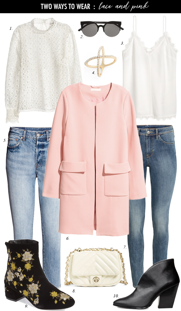 pink jacket outfit