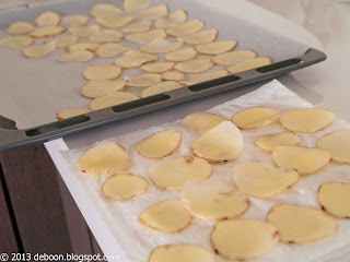 Zelf chips maken van aardappels