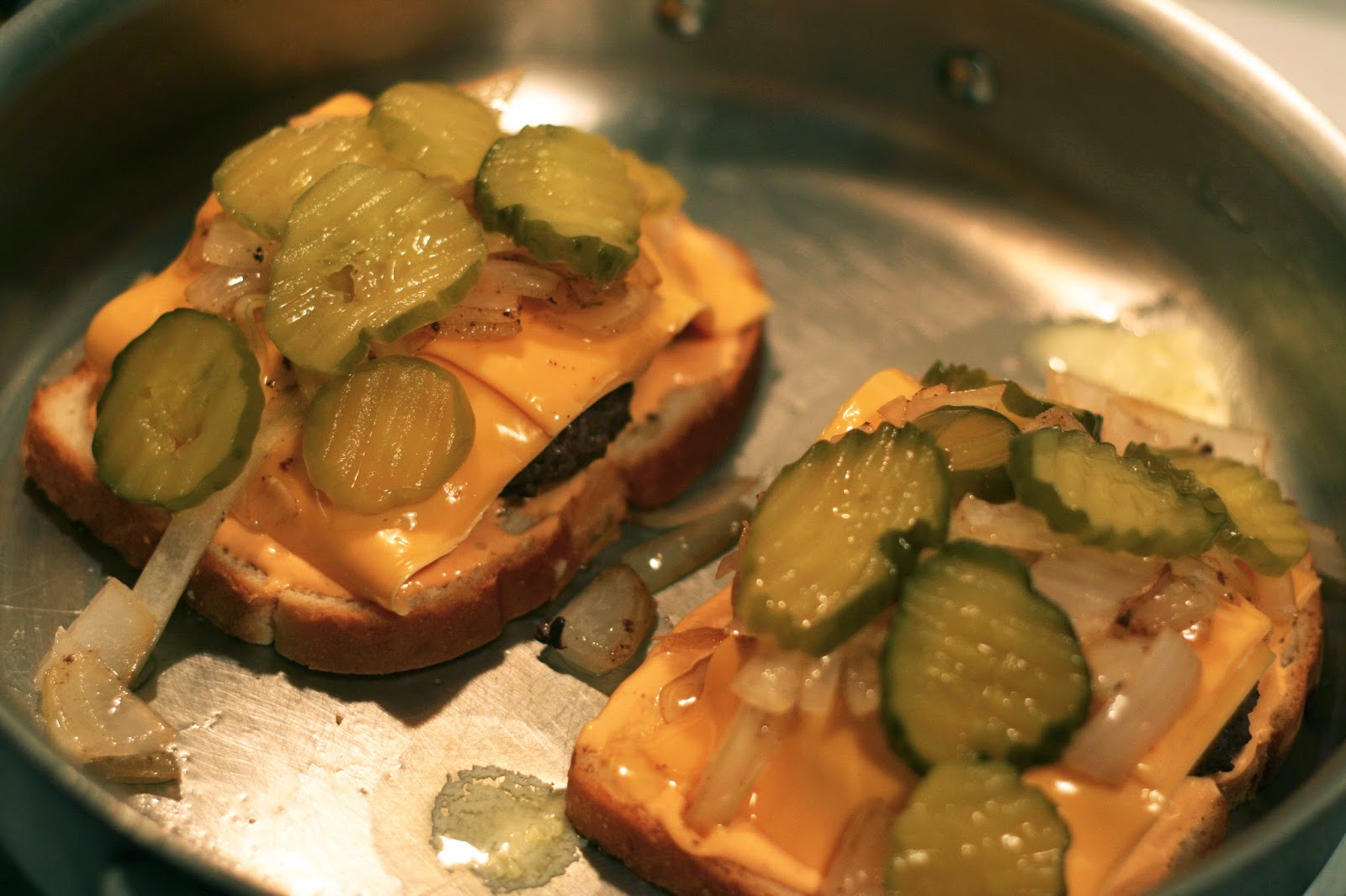 pickles on burger