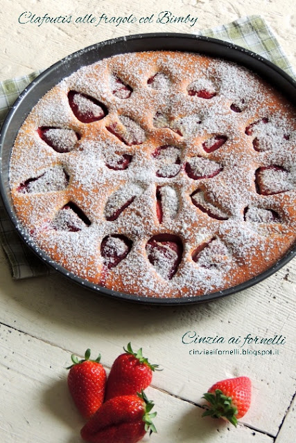 clafoutis alle fragole col bimby