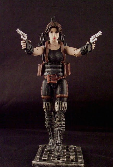 Figurine 3D Alice Resident Evil – Résine brute 25 cm – Fan Art éd