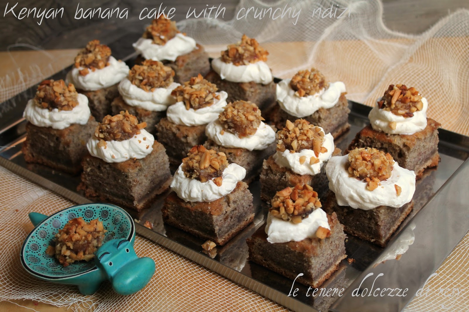 le tenere dolcezze di resy Kenyan banana cake with crunchy ndizi due