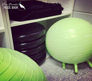 Flexible Seating in the Music Room: Great thoughts about why to use flexible seating in your classroom, and which seats to buy!