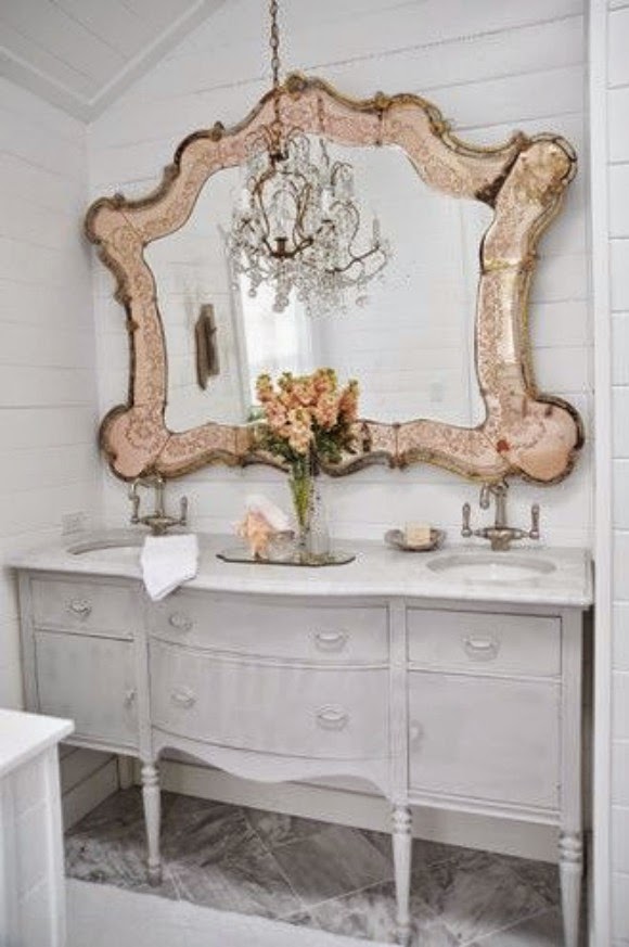 baño shabby chic