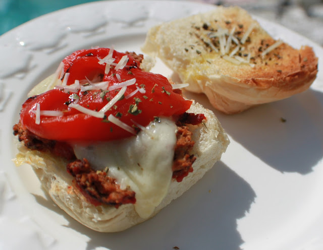Baked Eggplant Roasted Peppers Slider Recipe What S Cookin Italian Style Cuisine