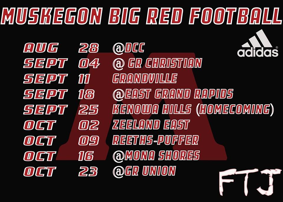 On, Muskegon Muskegon Big Red 2015 Football Season Preview