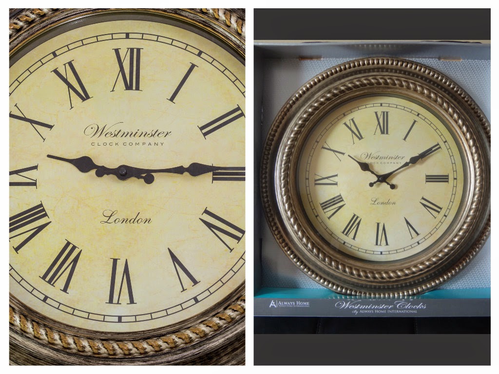 Large 20Inch Wall Clock Find Comfort, Charm, and Function in Vintage