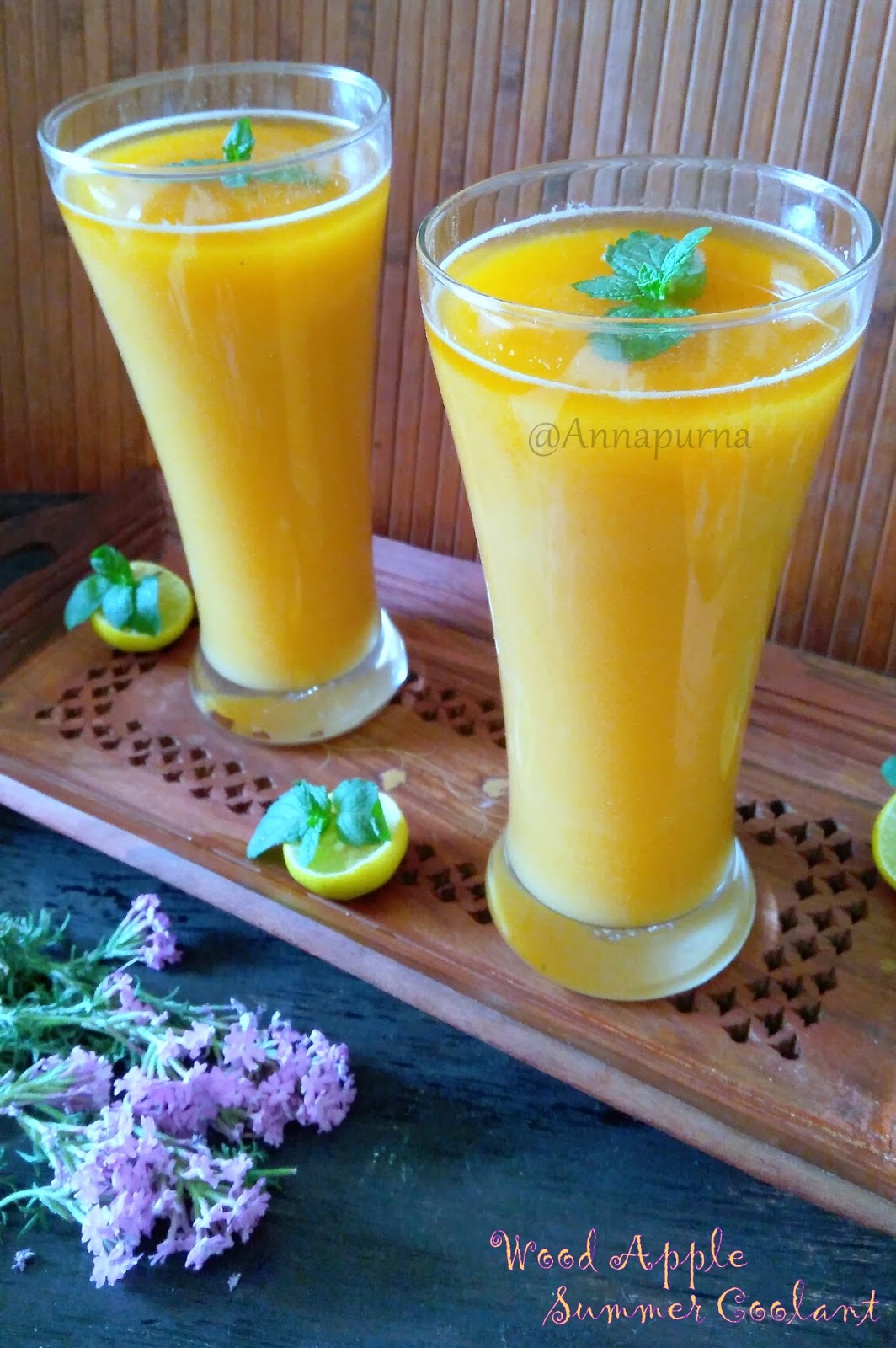 Annapurna Bael Ka Sharbet / Wood Apple Drink Recipe