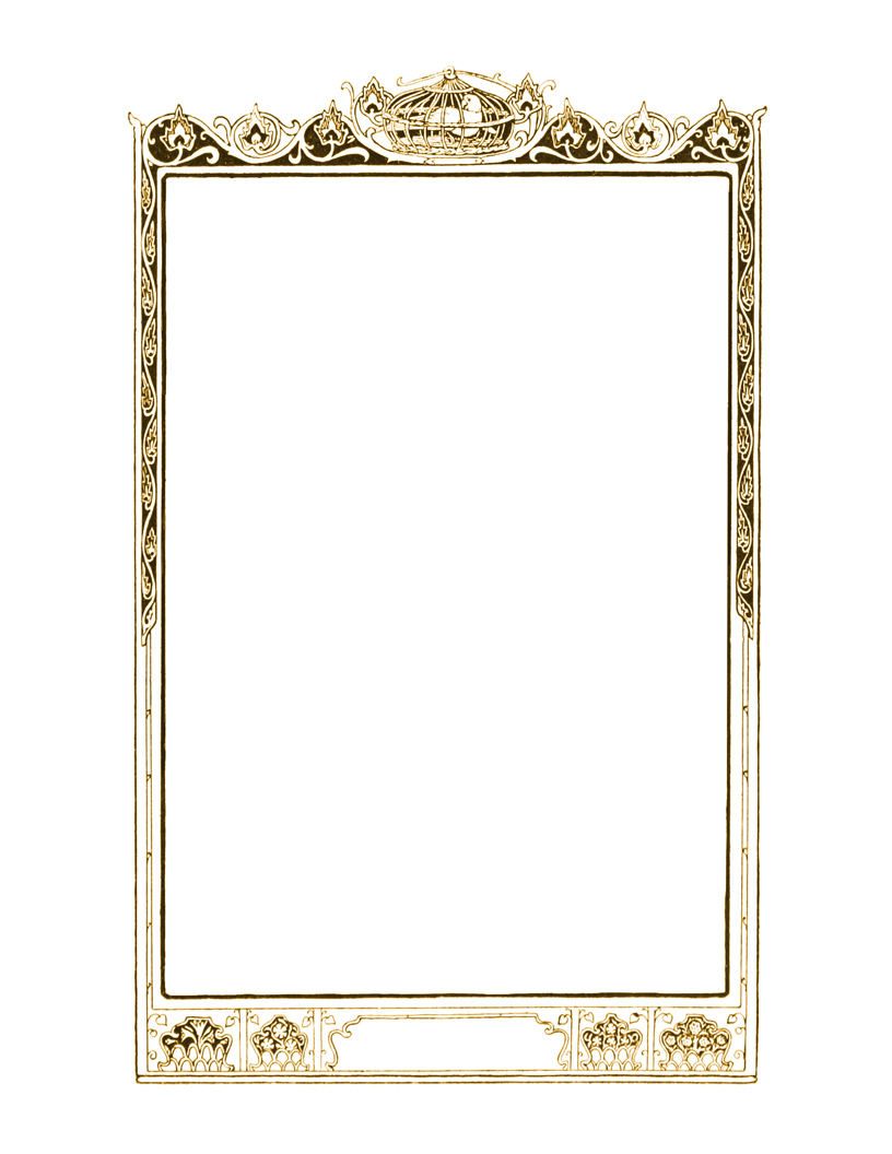 Plush Possum Studio Plush Page Frames From "Punchkin" (see last post)