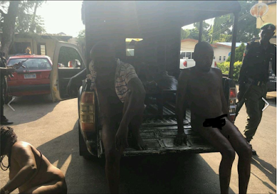 Kidnappers, Including A Woman, Stripped Unclad After Being Caught In Calabar (Pics) Save1