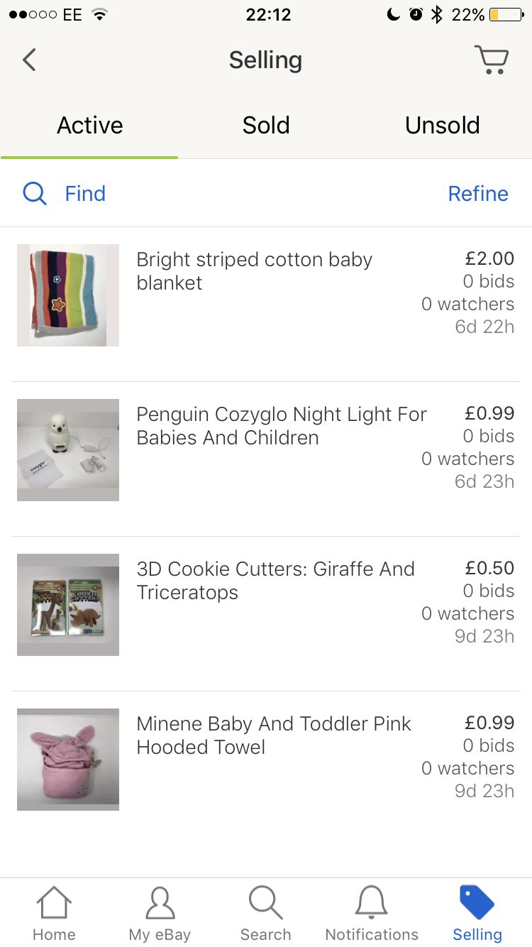 Selling on eBay My experience and Top Tips Counting To Ten