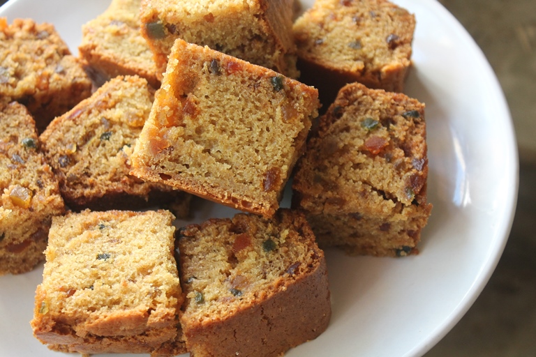 Easy Atta Cake Recipe Eggless Whole Wheat Tutti Frutti Cake Recipe