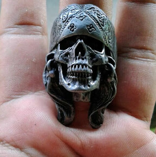 cincin tengkorak murah skull ring