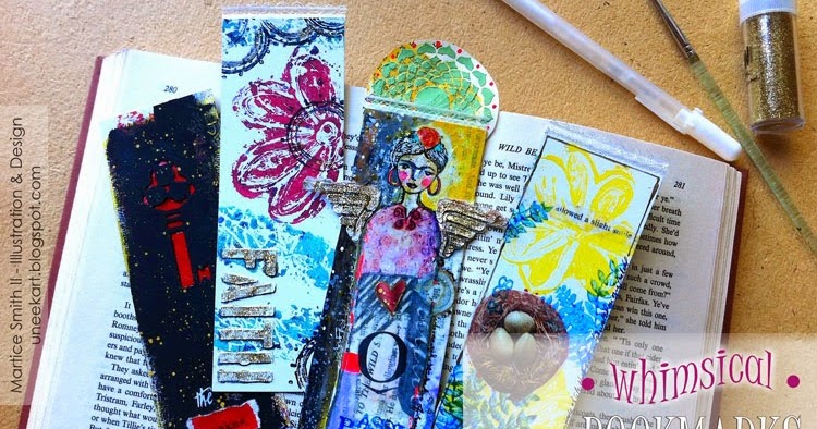 The ARTmosphere : Whimsical Bookmarks by Martice Smith II