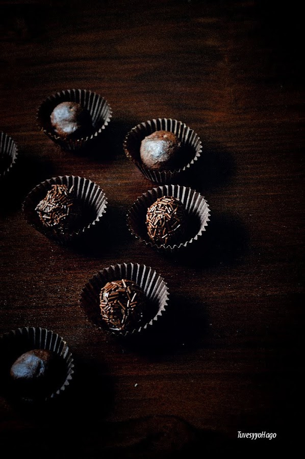 Trufas de Chocolate para niños con solo 2 ingredientes - TuvesyyoHago