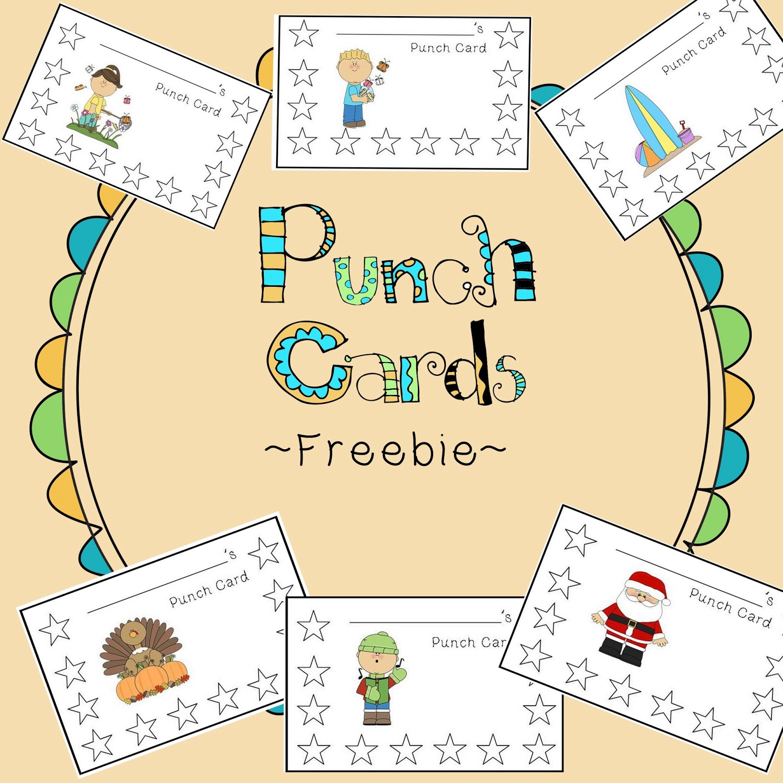 grade-one-snapshots-freebie-punch-cards