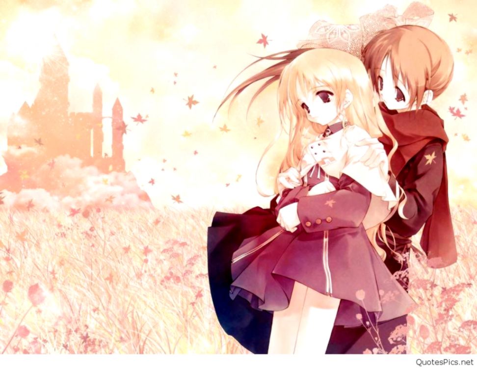 cartoon couple sweet love