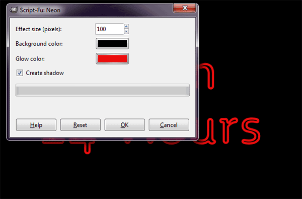 How To Create Neon Text In Gimp PhotoEffect: How To Create Neon Text In GIMP