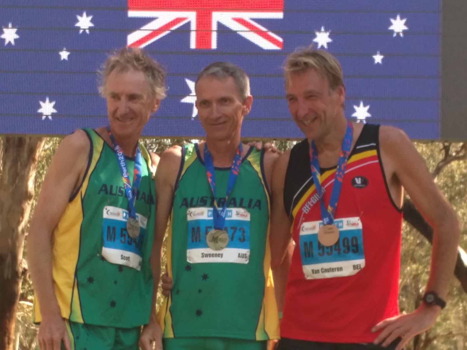 running masters World Masters Athletics Championships Perth 8km XC M55 1st
