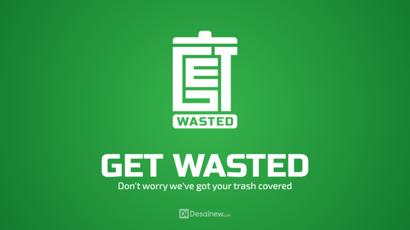 Get Wasted Logo Design - Desainew Studio