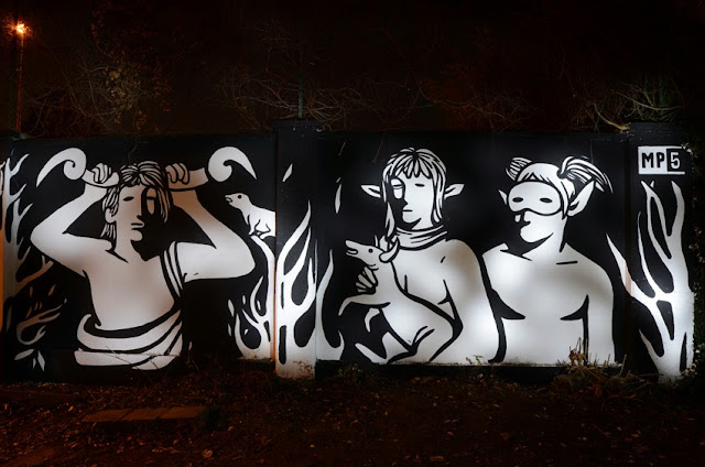 "Panismo" New Street Art Piece By Italian Artist MP5 In Torino. 4