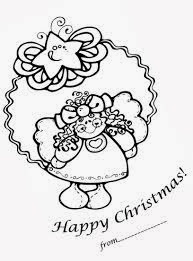 Christmas Coloring Pages For Kids: Five Cute Christmas Coloring Pages