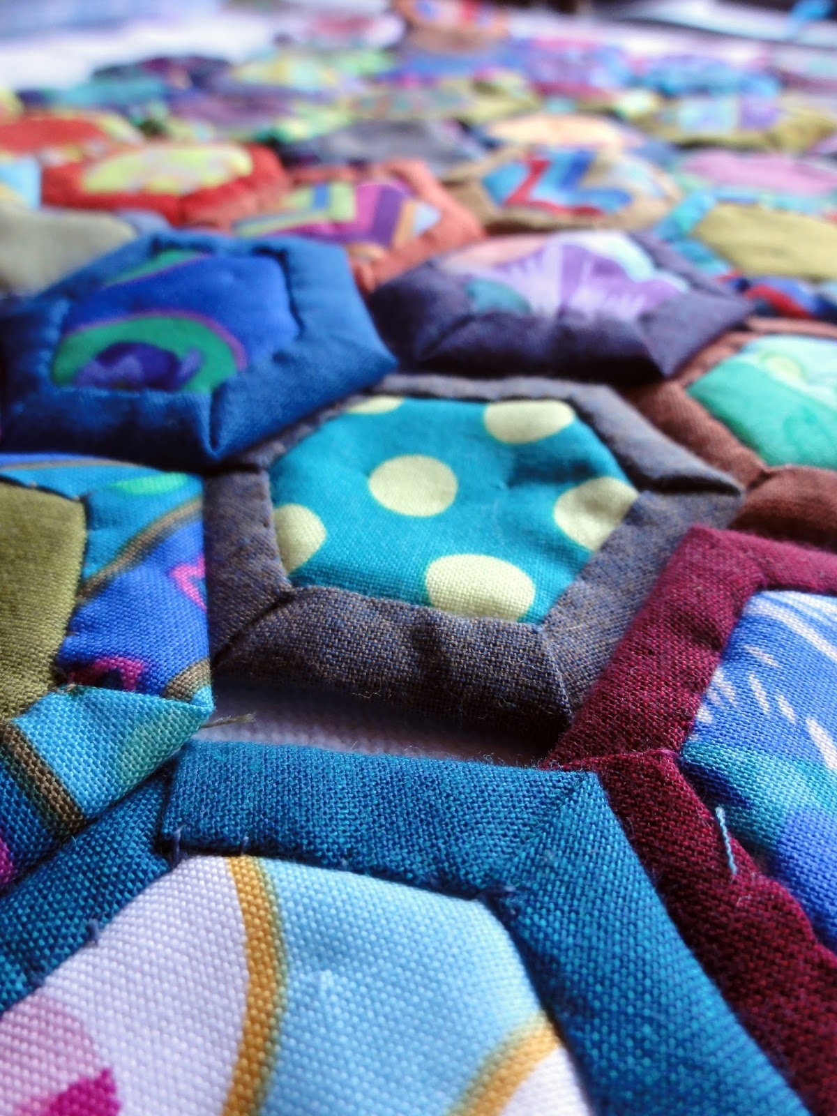 Mit Hand und Herz Quiltasyougo Hexagon, Tadaa!