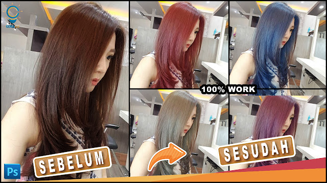 cara merubah warna rambut di adobe photoshop cara merubah warna rambut di adobe photoshop