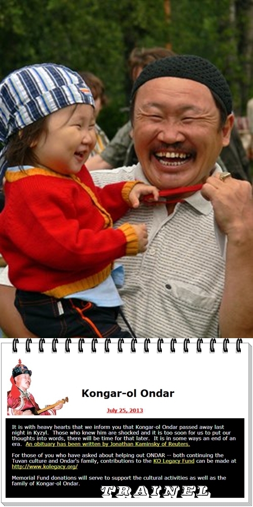TRAINEL Kongarol Ondar, guturalmente virtuoso estentor de Tuva