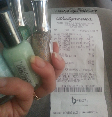 My purchase #shop #iheartmynailart #cbias #walgreens