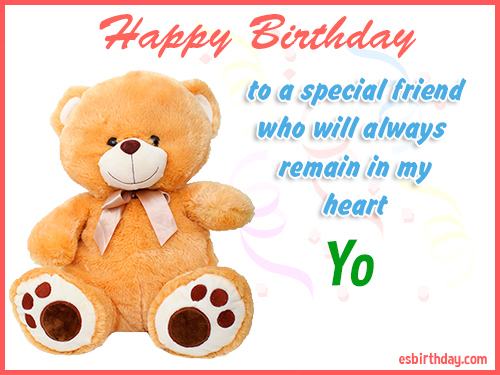Yo Happy birthday friend Yo Happy birthday friend