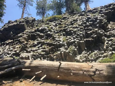 Devils Postpile National Monument in Mammoth Lakes, California