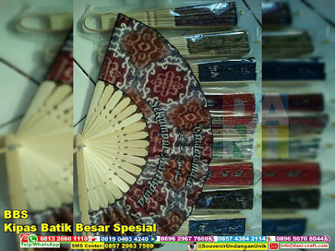 jual Kipas Batik Besar Spesial