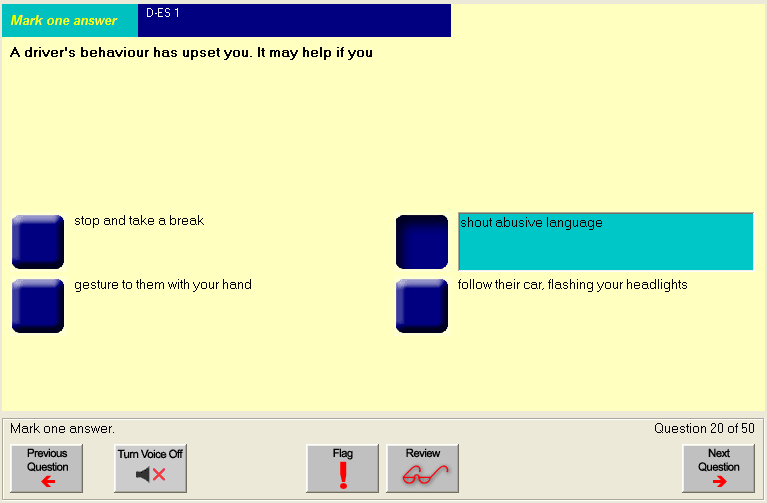 Irish driver theory test 5th edition 2011 with bus with picture