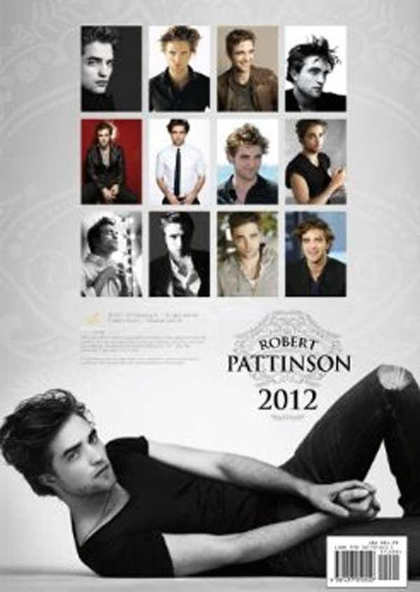 ONLY ROBERT Robert Pattinson 2012 Calendar Leak!