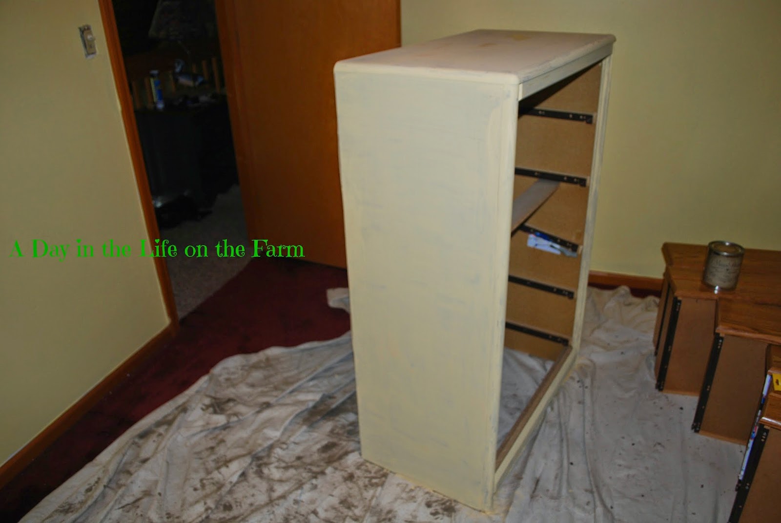 A Day in the Life on the Farm Chalk Painting Furniture for the Nursery