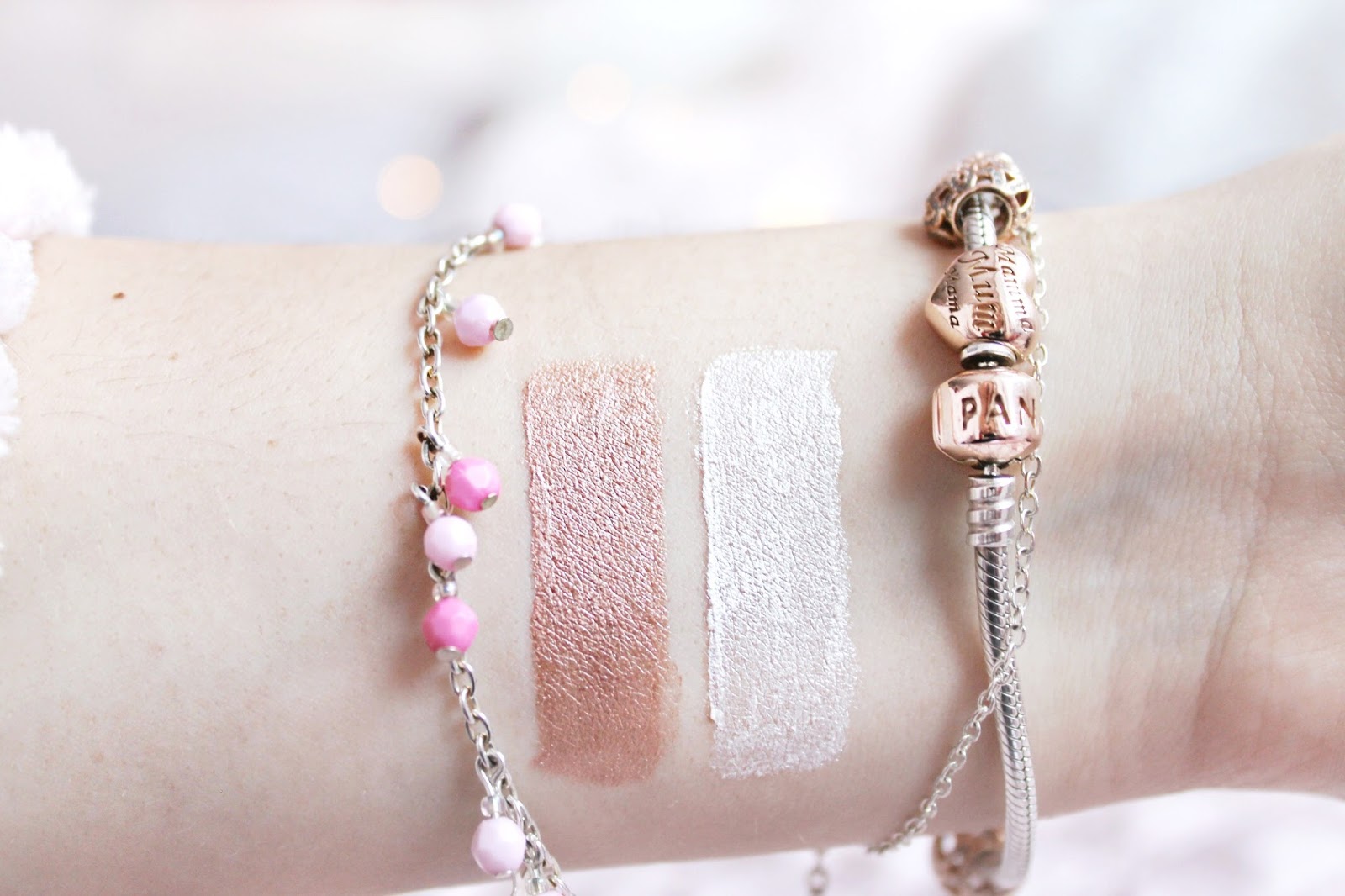 NYX Lid Lingerie eye tint review: Sweet Cloud and White Lace Romance